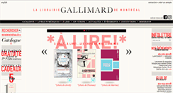 Desktop Screenshot of gallimardmontreal.com